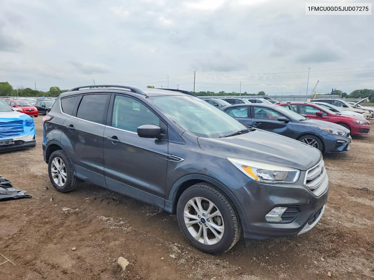 2018 FORD ESCAPE VIN 1FMCU0GD5JUD07275 — фото 4