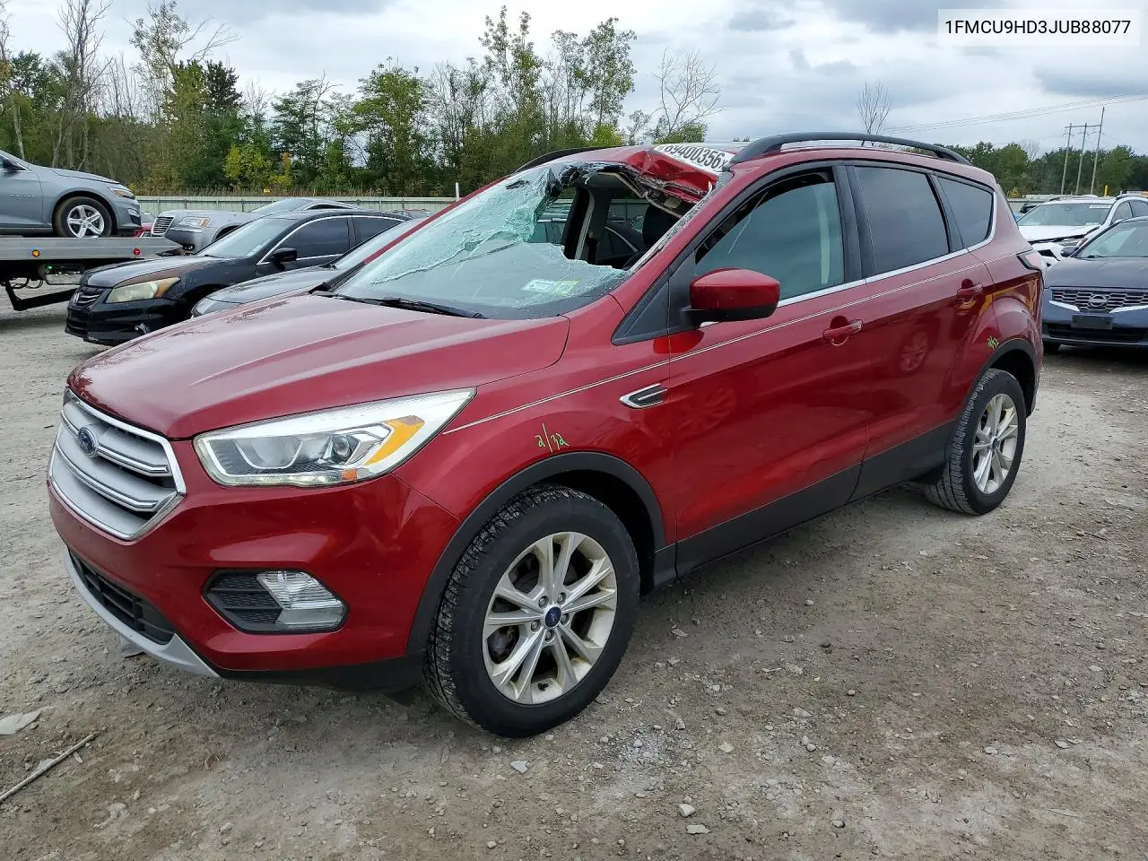 FORD ESCAPE 2018, VIN 1FMCU9HD3JUB88077