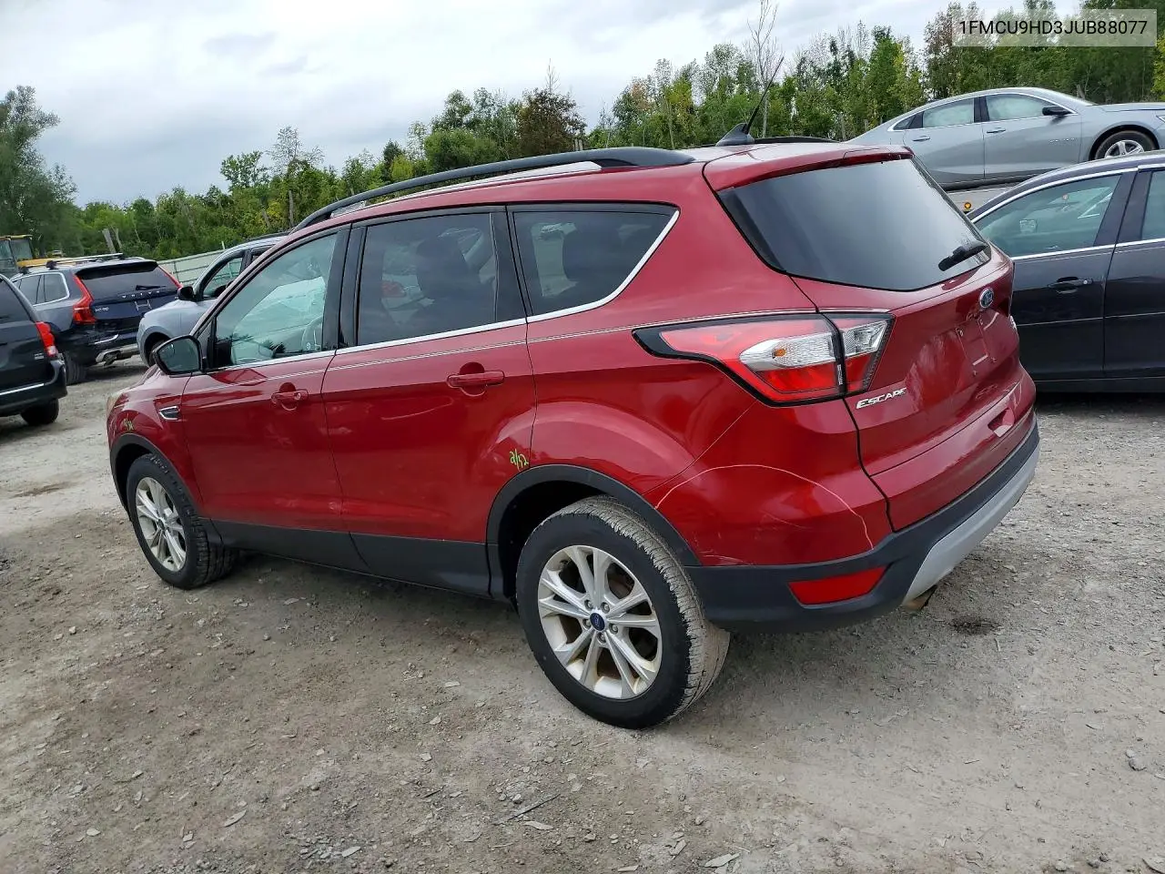 2018 FORD ESCAPE VIN 1FMCU9HD3JUB88077 — фото 2