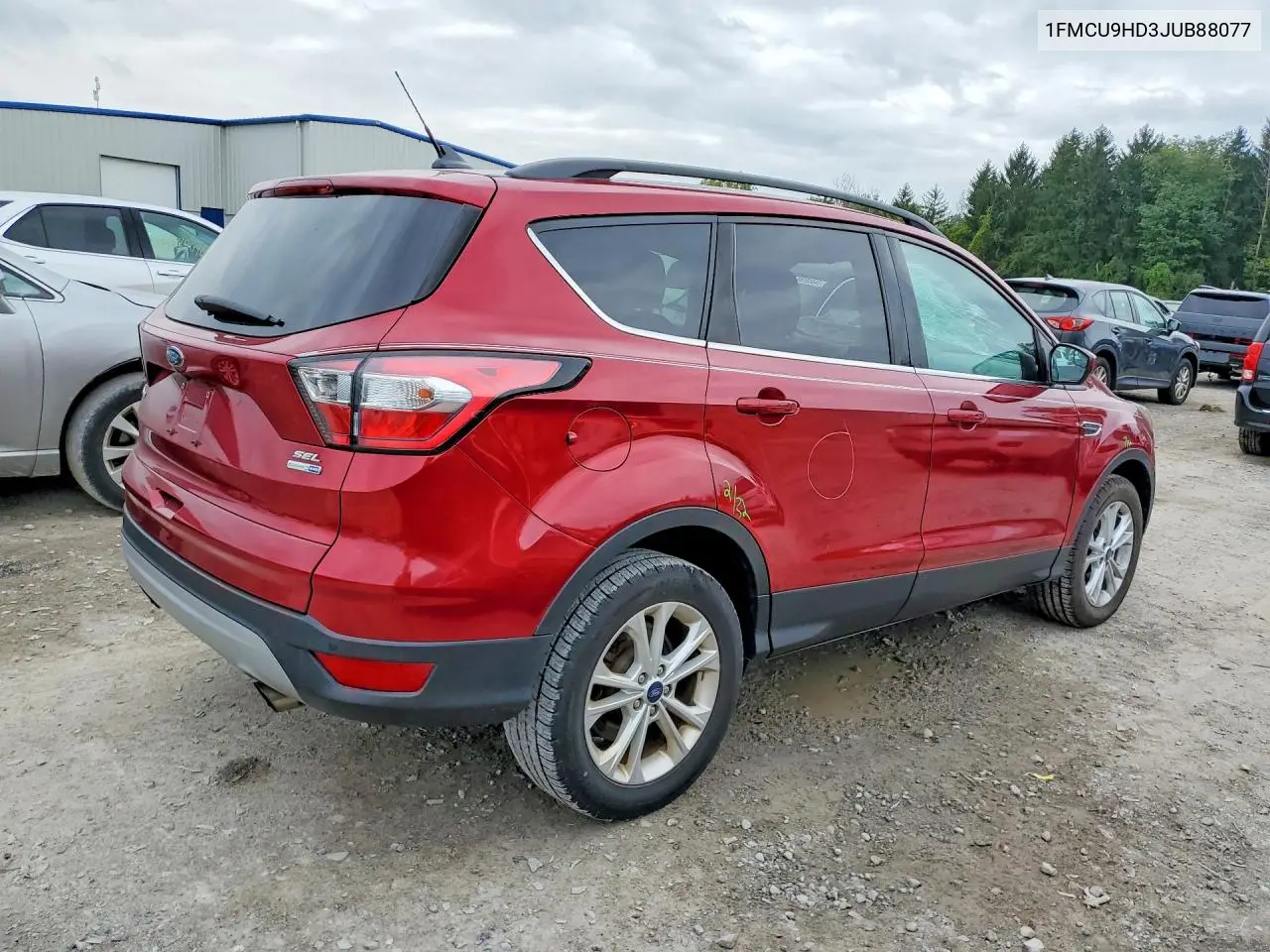 2018 FORD ESCAPE VIN 1FMCU9HD3JUB88077 — фото 3