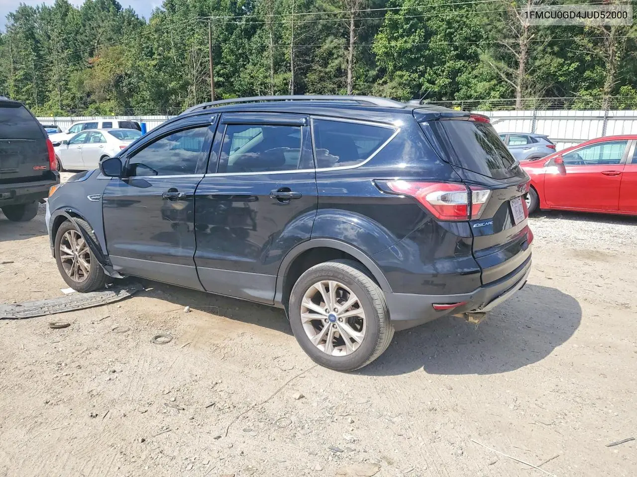 2018 FORD ESCAPE VIN 1FMCU0GD4JUD52000 — фото 2