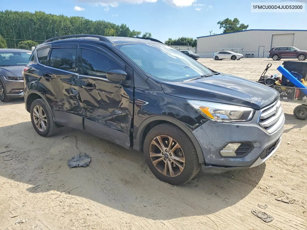 2018 FORD ESCAPE VIN 1FMCU0GD4JUD52000 — фото 4