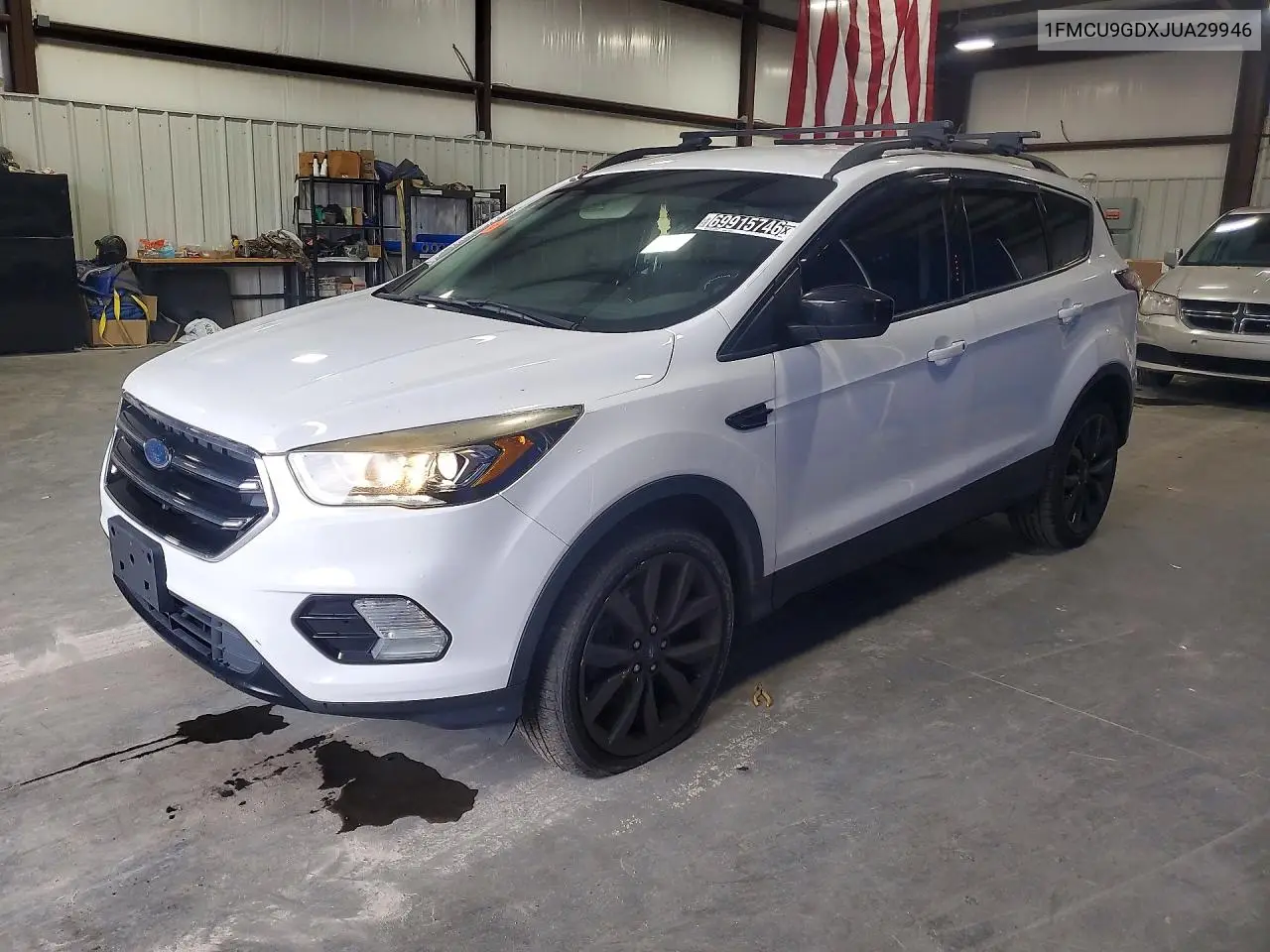 FORD ESCAPE 2018, VIN 1FMCU9GDXJUA29946