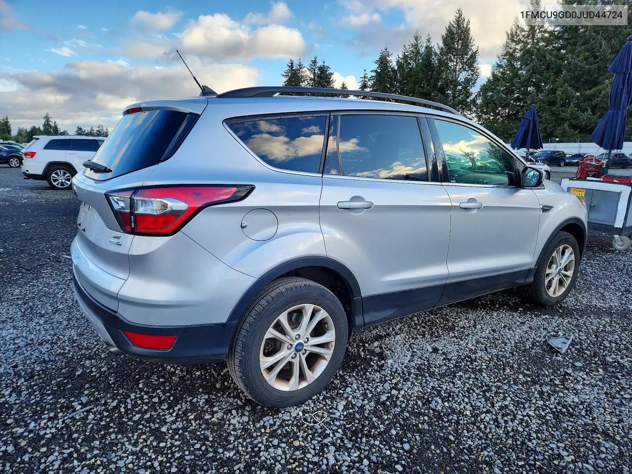 2018 FORD ESCAPE VIN 1FMCU9GD0JUD44724 — фото 3
