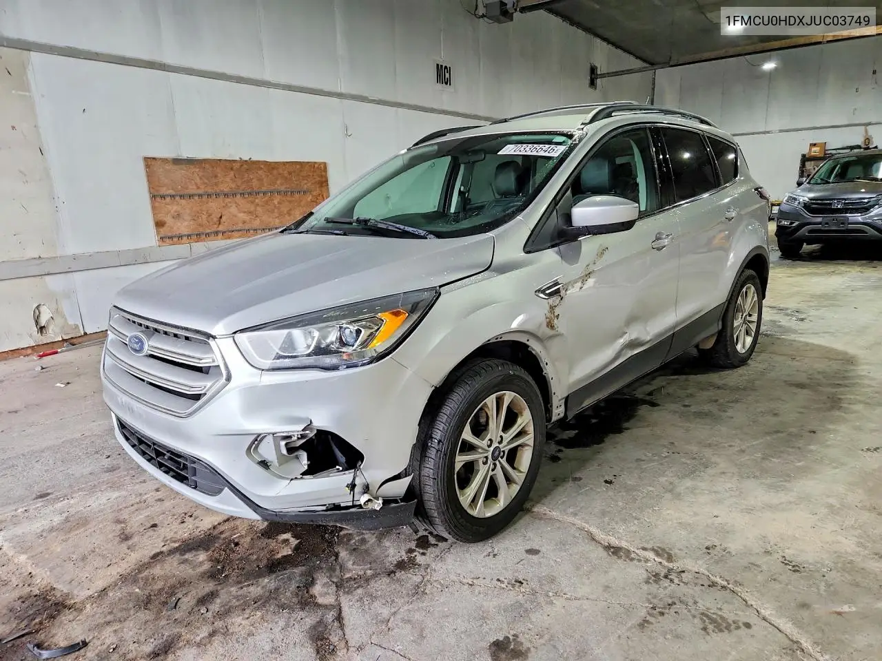 FORD ESCAPE 2018, VIN 1FMCU0HDXJUC03749