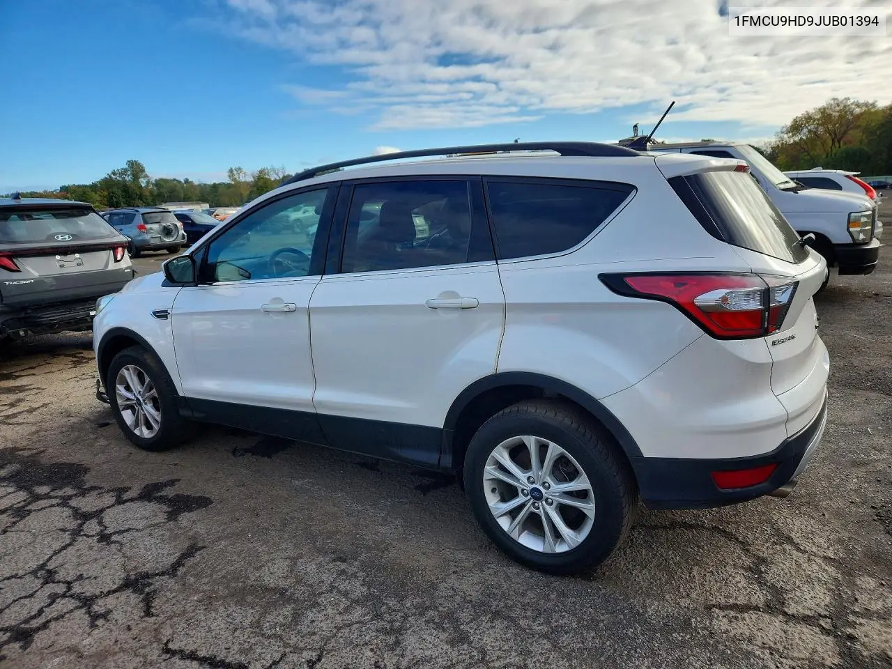 2018 FORD ESCAPE VIN 1FMCU9HD9JUB01394 — фото 2