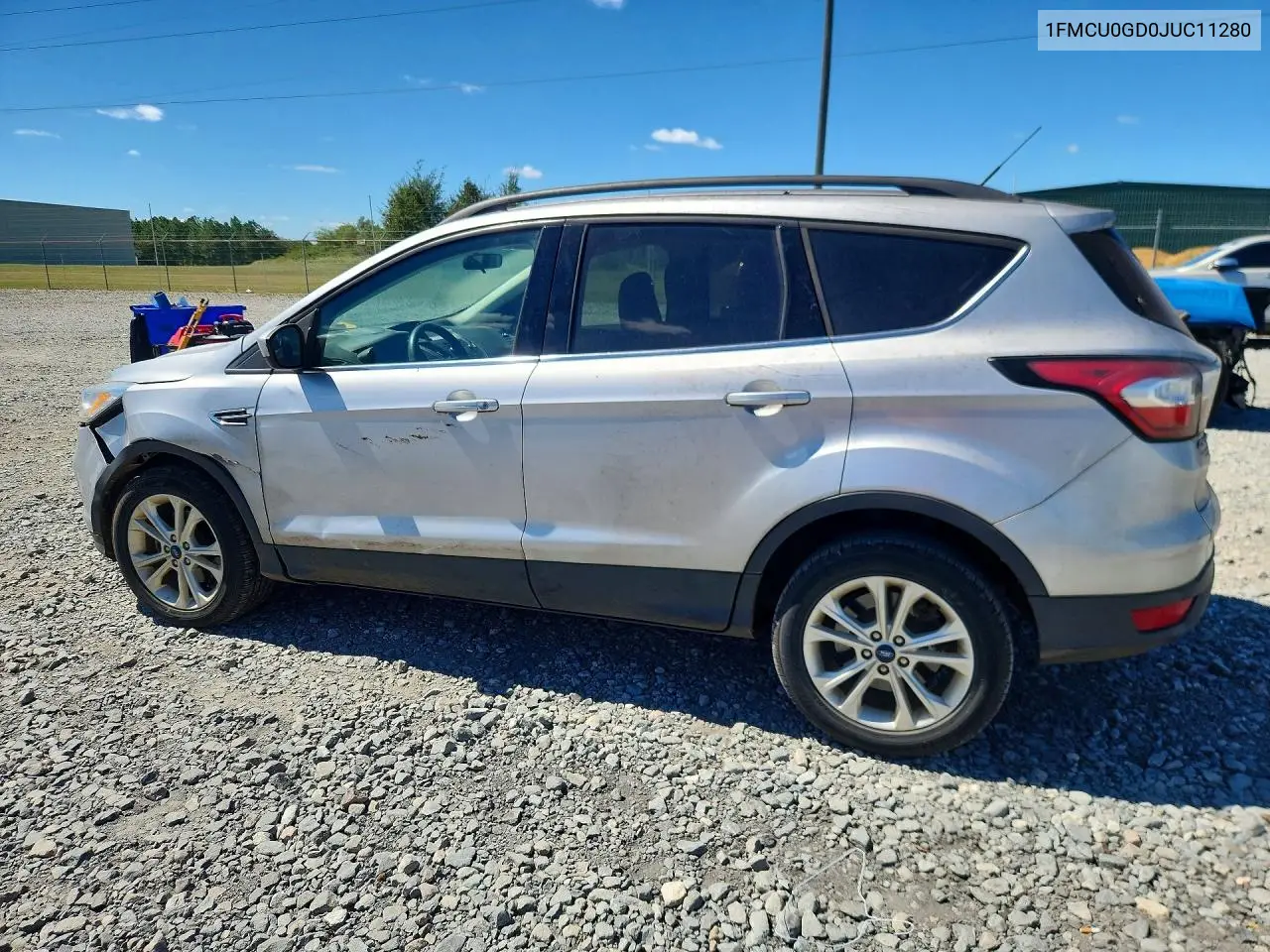 2018 FORD ESCAPE VIN 1FMCU0GD0JUC11280 — фото 2