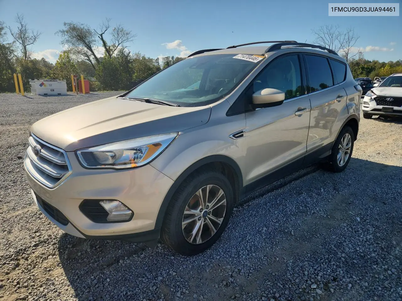 FORD ESCAPE 2018, VIN 1FMCU9GD3JUA94461