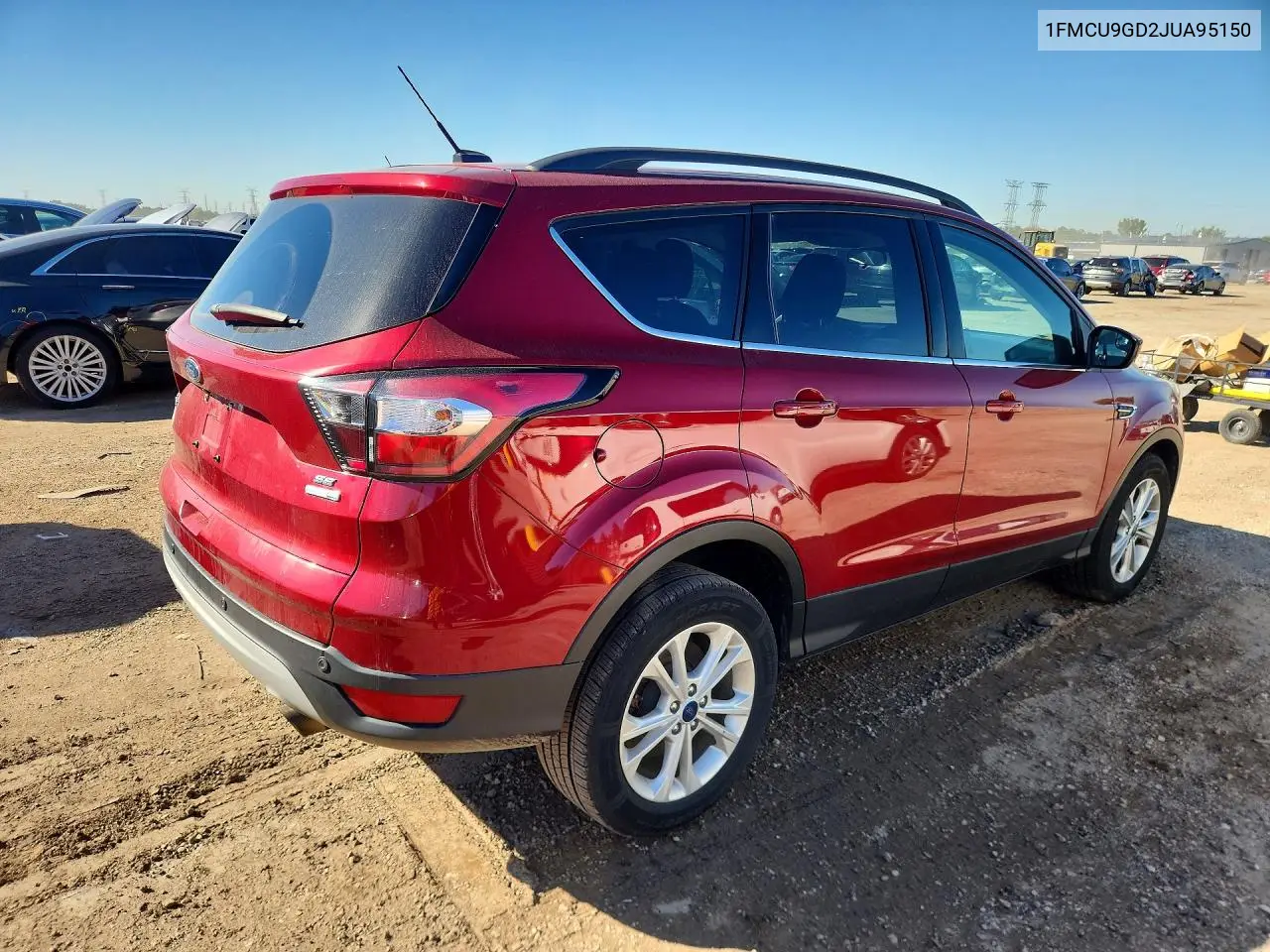 2018 FORD ESCAPE VIN 1FMCU9GD2JUA95150 — фото 3