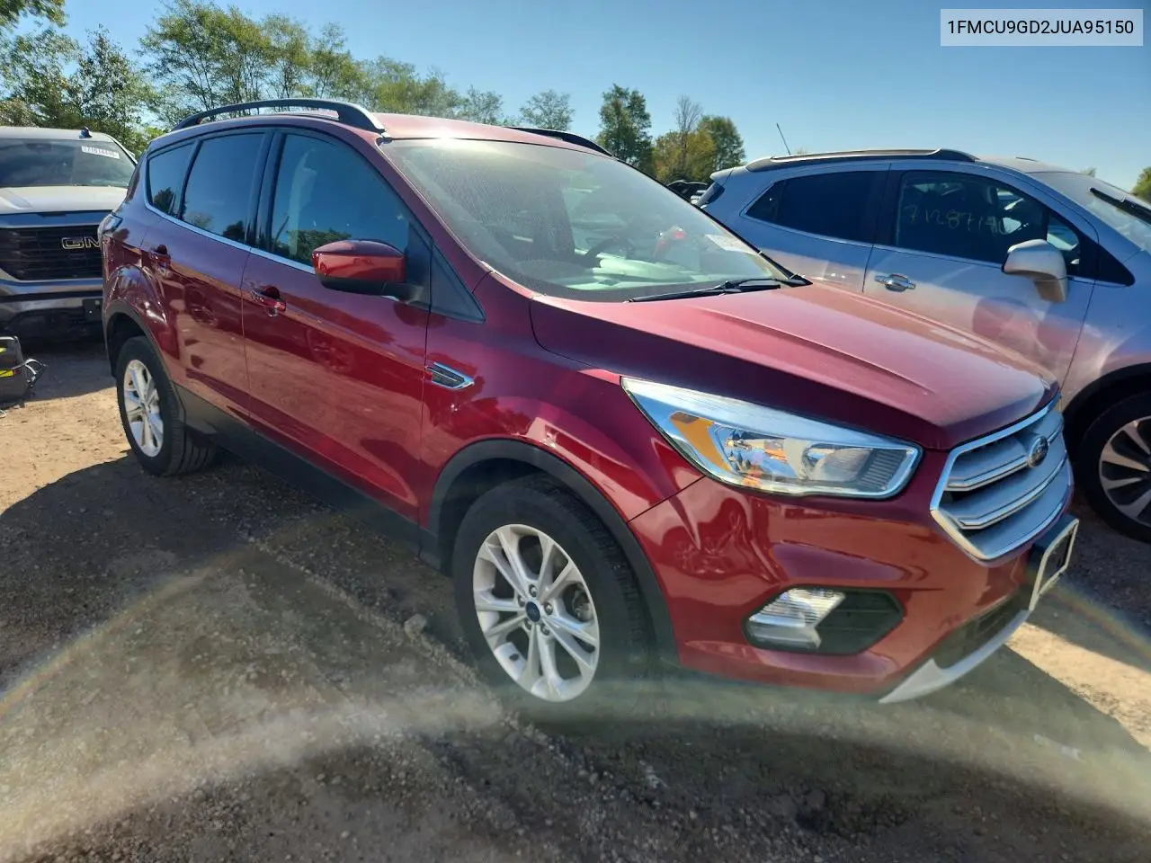 2018 FORD ESCAPE VIN 1FMCU9GD2JUA95150 — фото 4