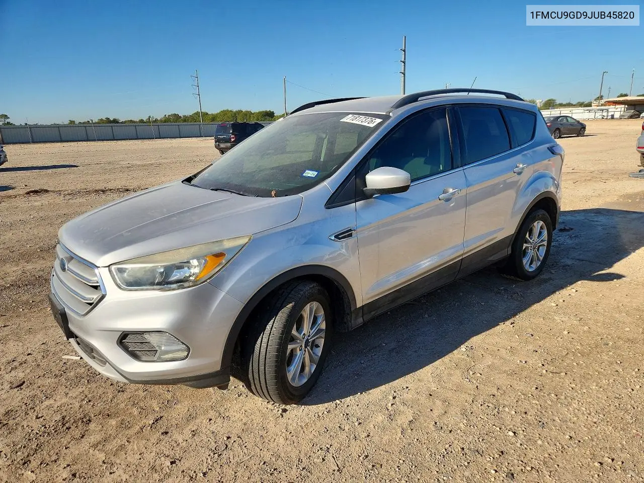 FORD ESCAPE 2018, VIN 1FMCU9GD9JUB45820