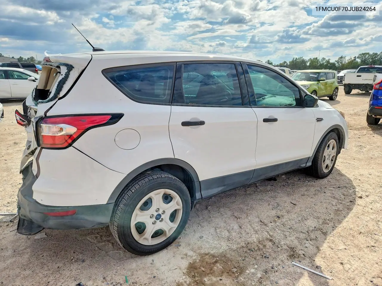 2018 FORD ESCAPE VIN 1FMCU0F70JUB24264 — фото 3