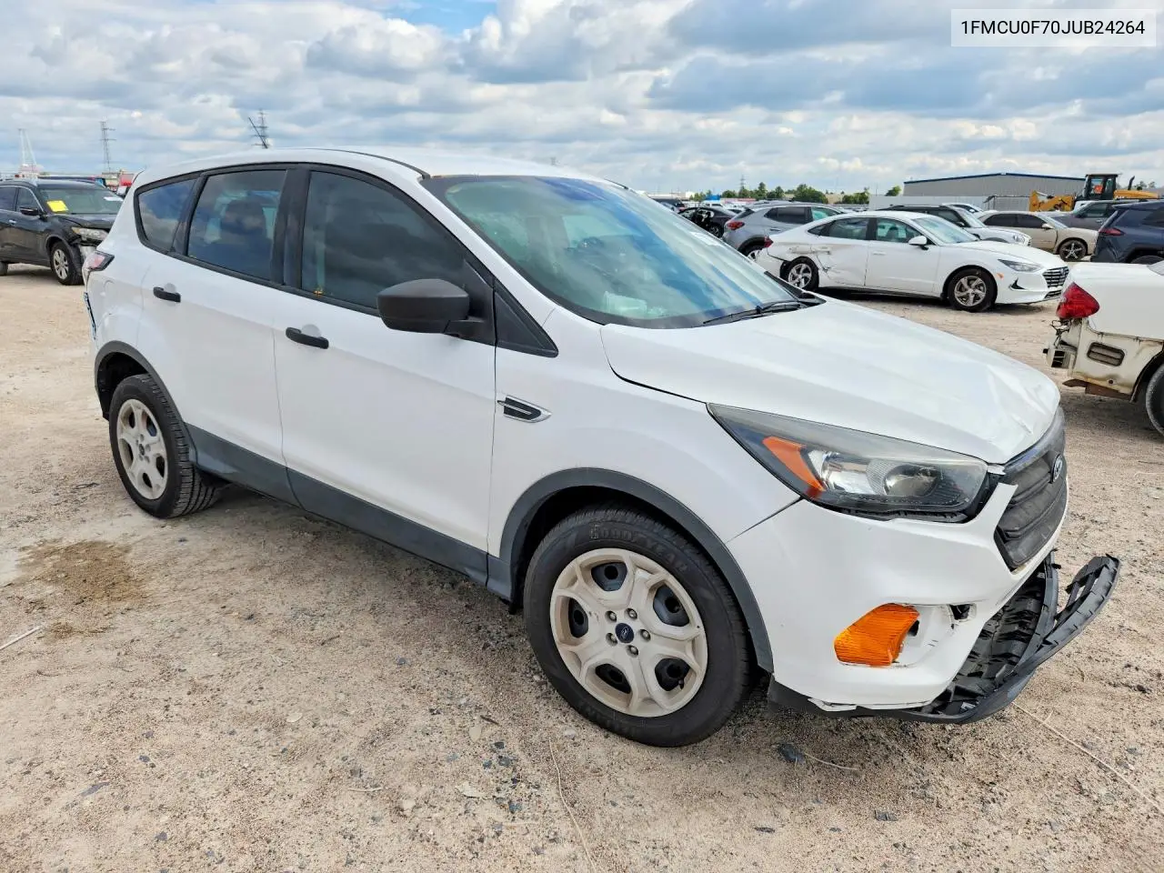 2018 FORD ESCAPE VIN 1FMCU0F70JUB24264 — фото 4