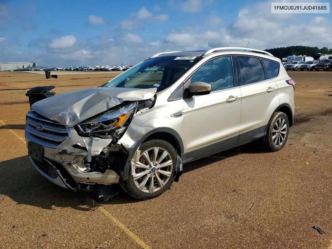 FORD ESCAPE 2018, VIN 1FMCU0J91JUD41685