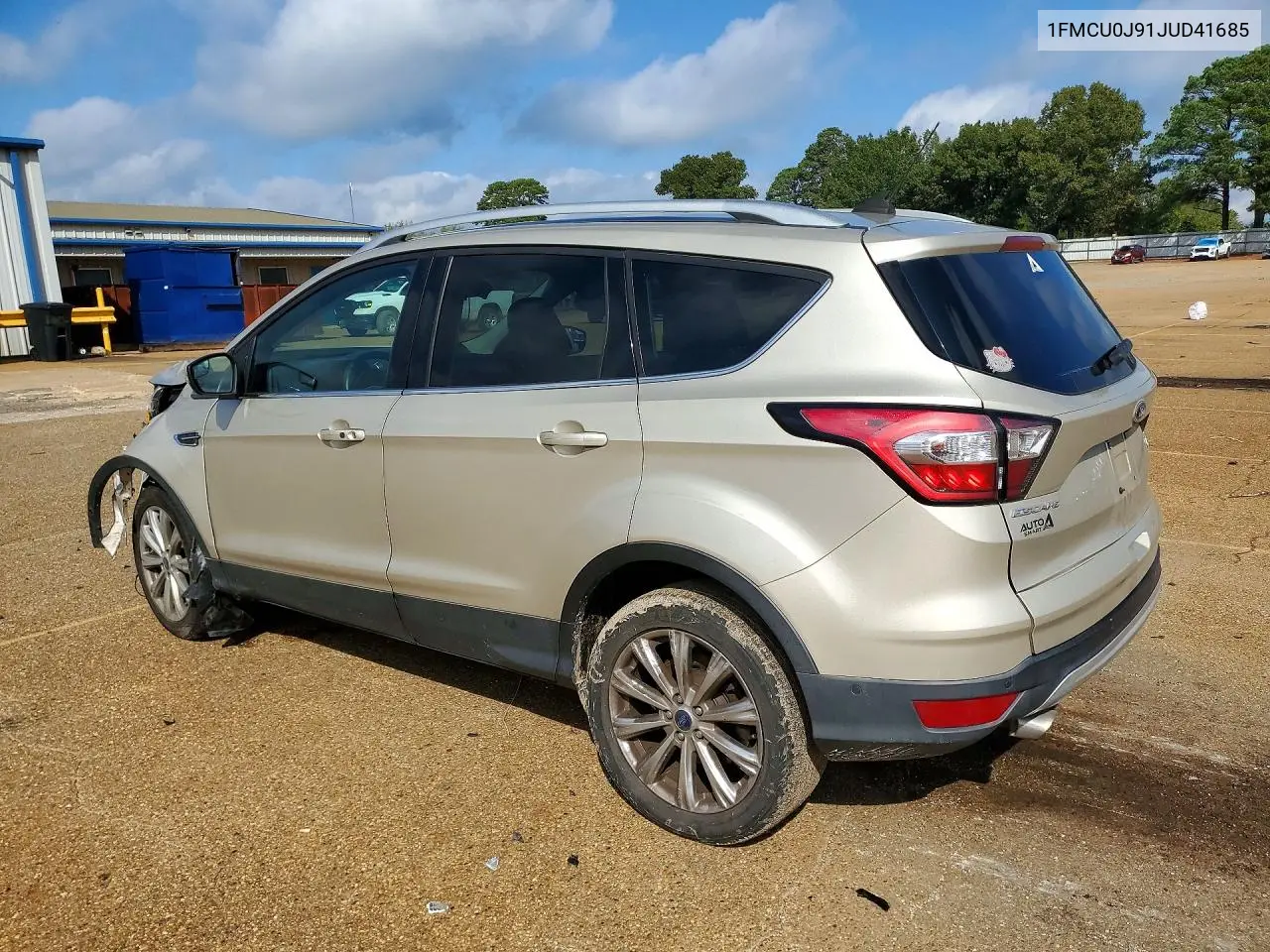 2018 FORD ESCAPE VIN 1FMCU0J91JUD41685 — фото 2