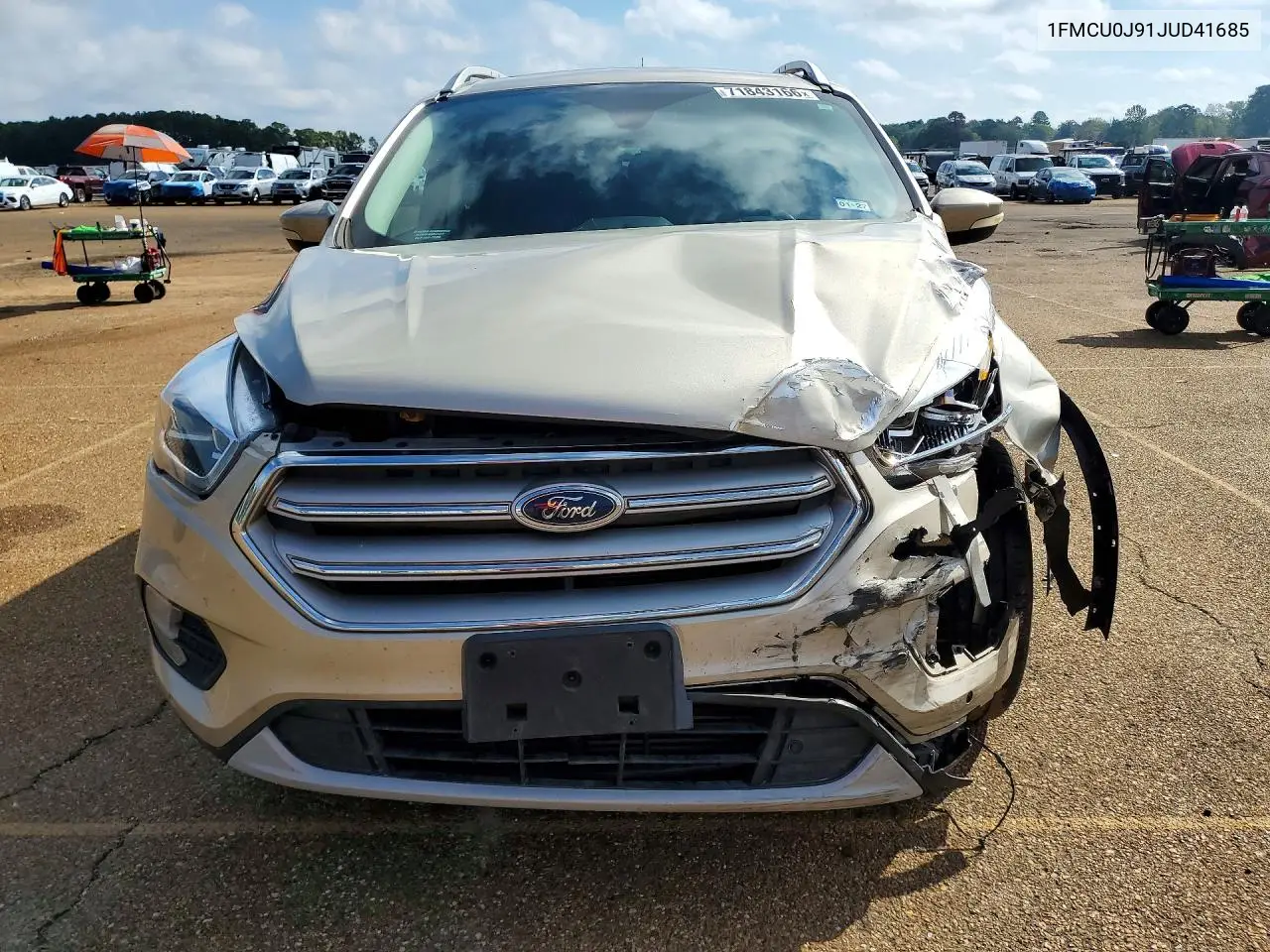 2018 FORD ESCAPE VIN 1FMCU0J91JUD41685 — фото 5