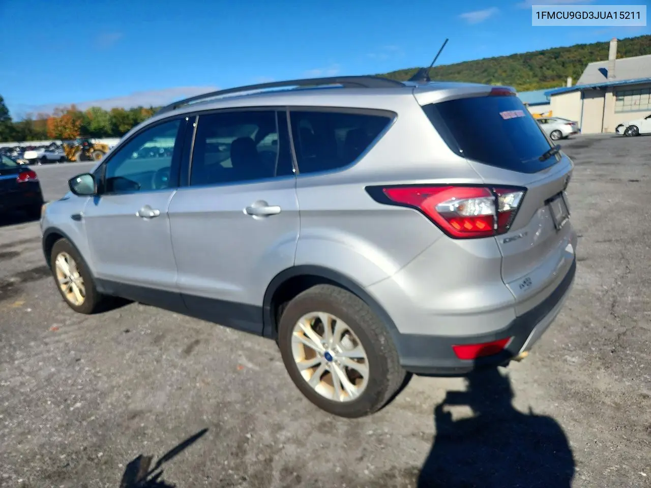 2018 FORD ESCAPE VIN 1FMCU9GD3JUA15211 — фото 2