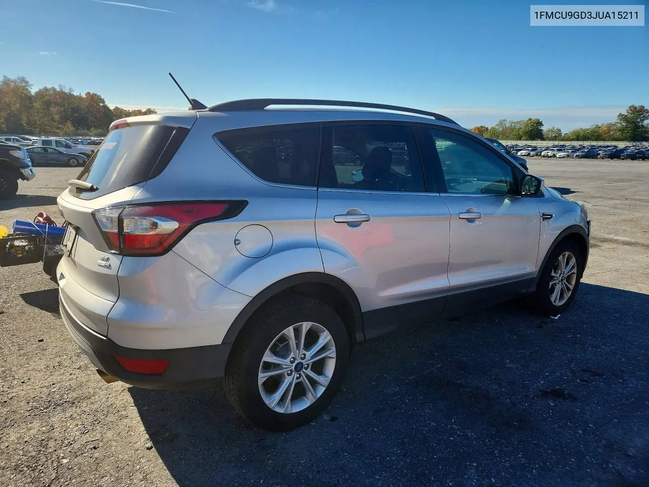 2018 FORD ESCAPE VIN 1FMCU9GD3JUA15211 — фото 3