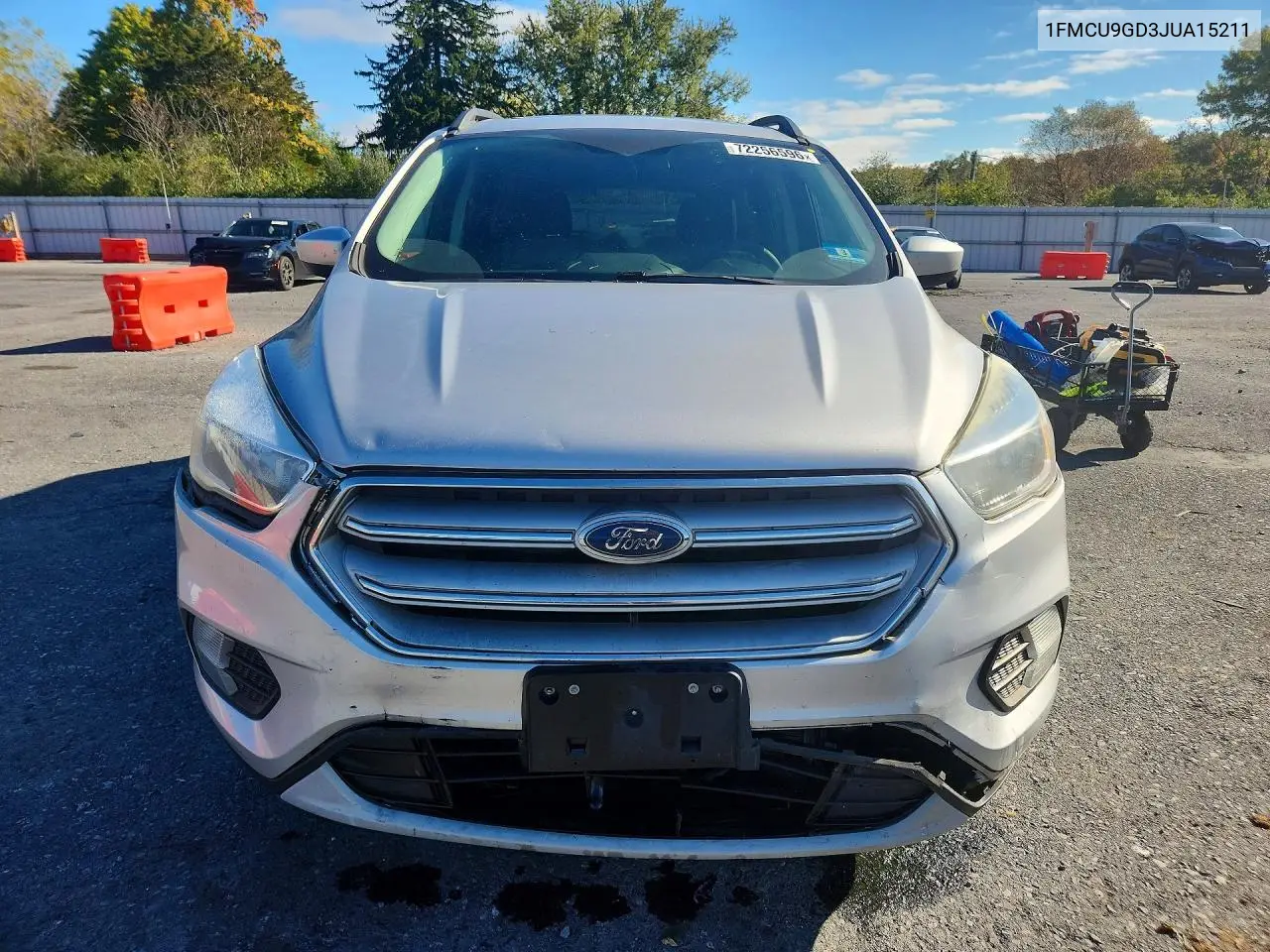2018 FORD ESCAPE VIN 1FMCU9GD3JUA15211 — фото 5