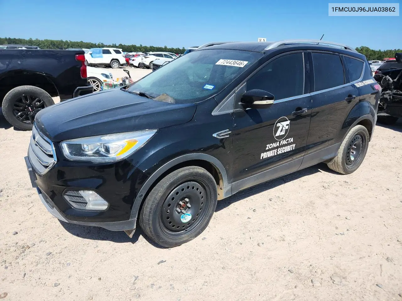 FORD ESCAPE 2018, VIN 1FMCU0J96JUA03862