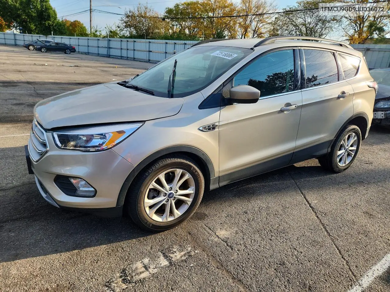 FORD ESCAPE 2018, VIN 1FMCU9GD9JUD36072