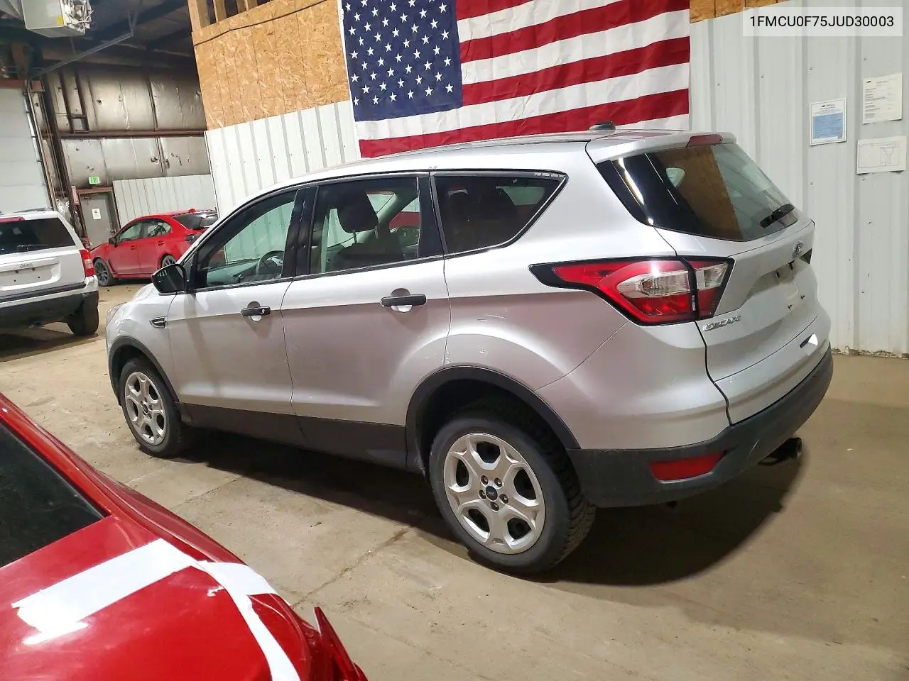 2018 FORD ESCAPE VIN 1FMCU0F75JUD30003 — фото 2