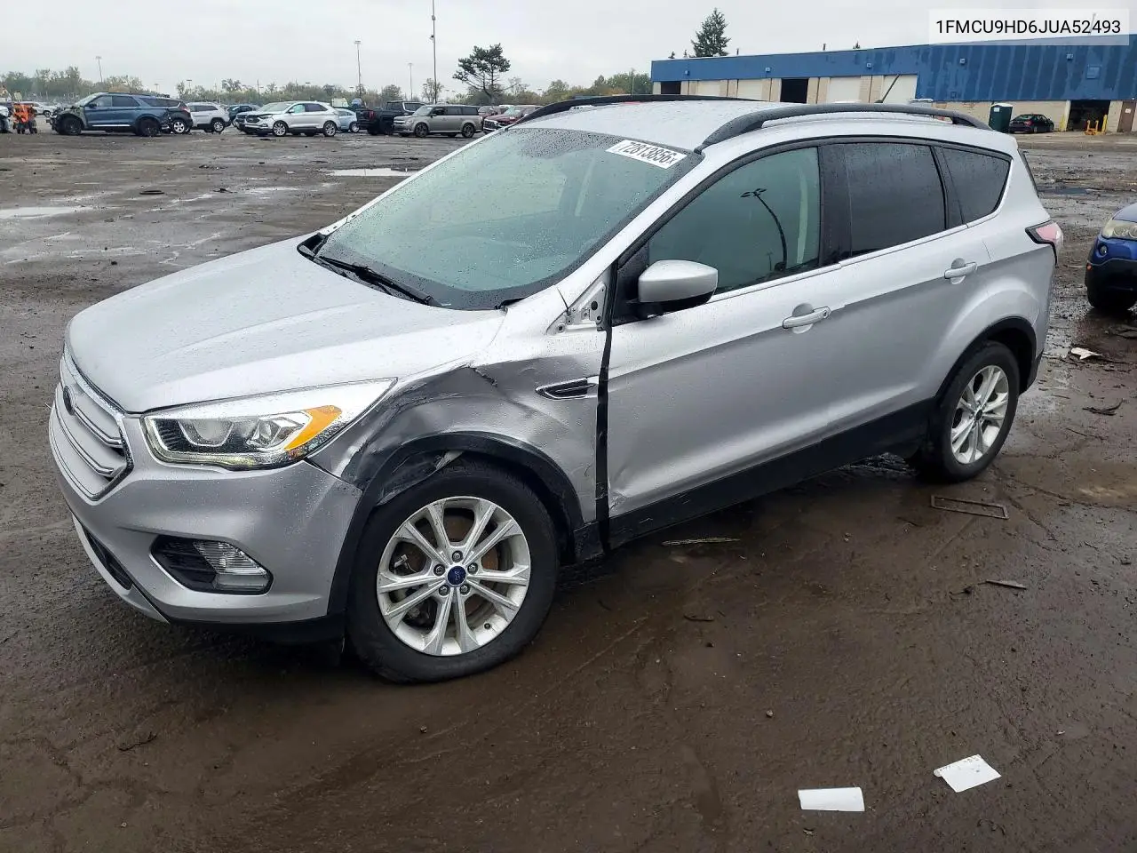 FORD ESCAPE 2018, VIN 1FMCU9HD6JUA52493