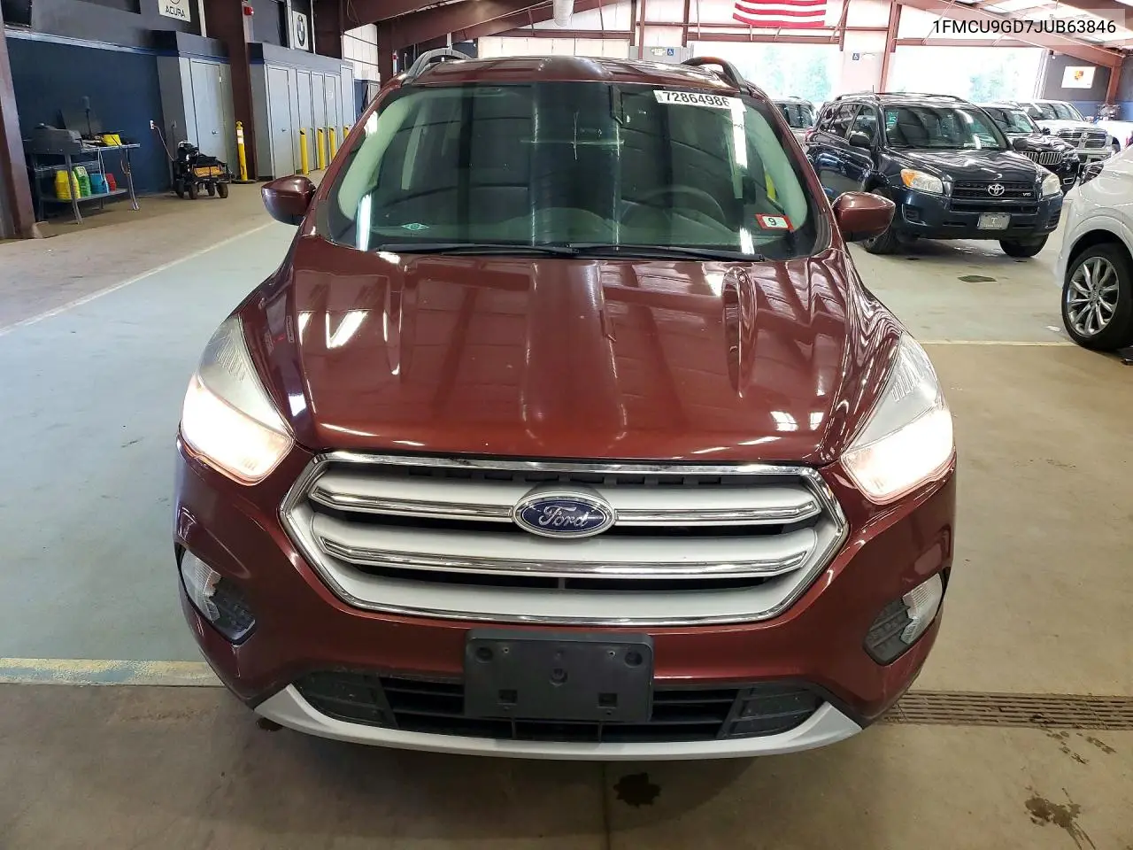 2018 FORD ESCAPE VIN 1FMCU9GD7JUB63846 — фото 5