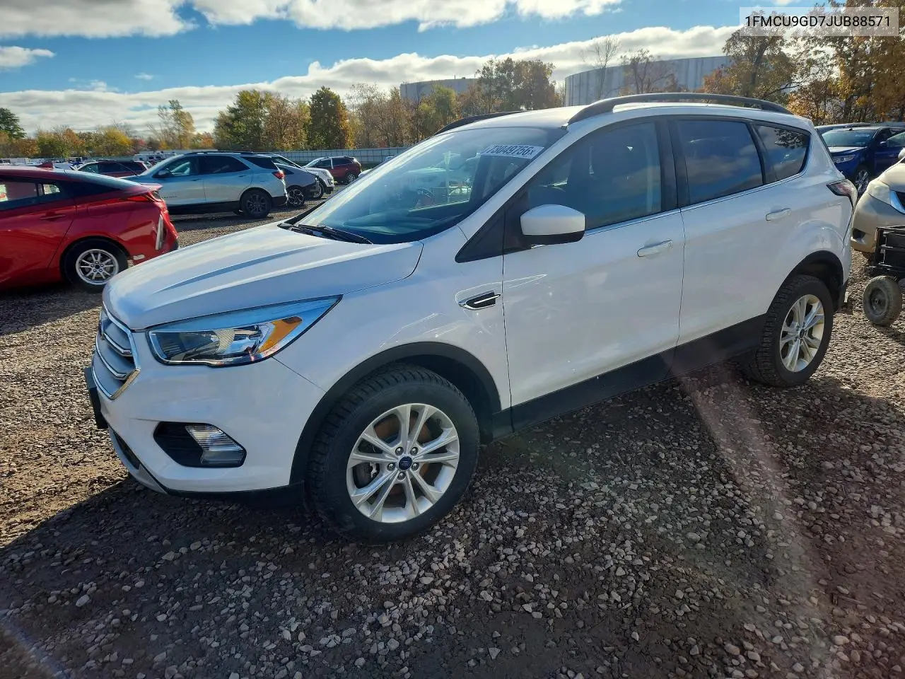 FORD ESCAPE 2018, VIN 1FMCU9GD7JUB88571