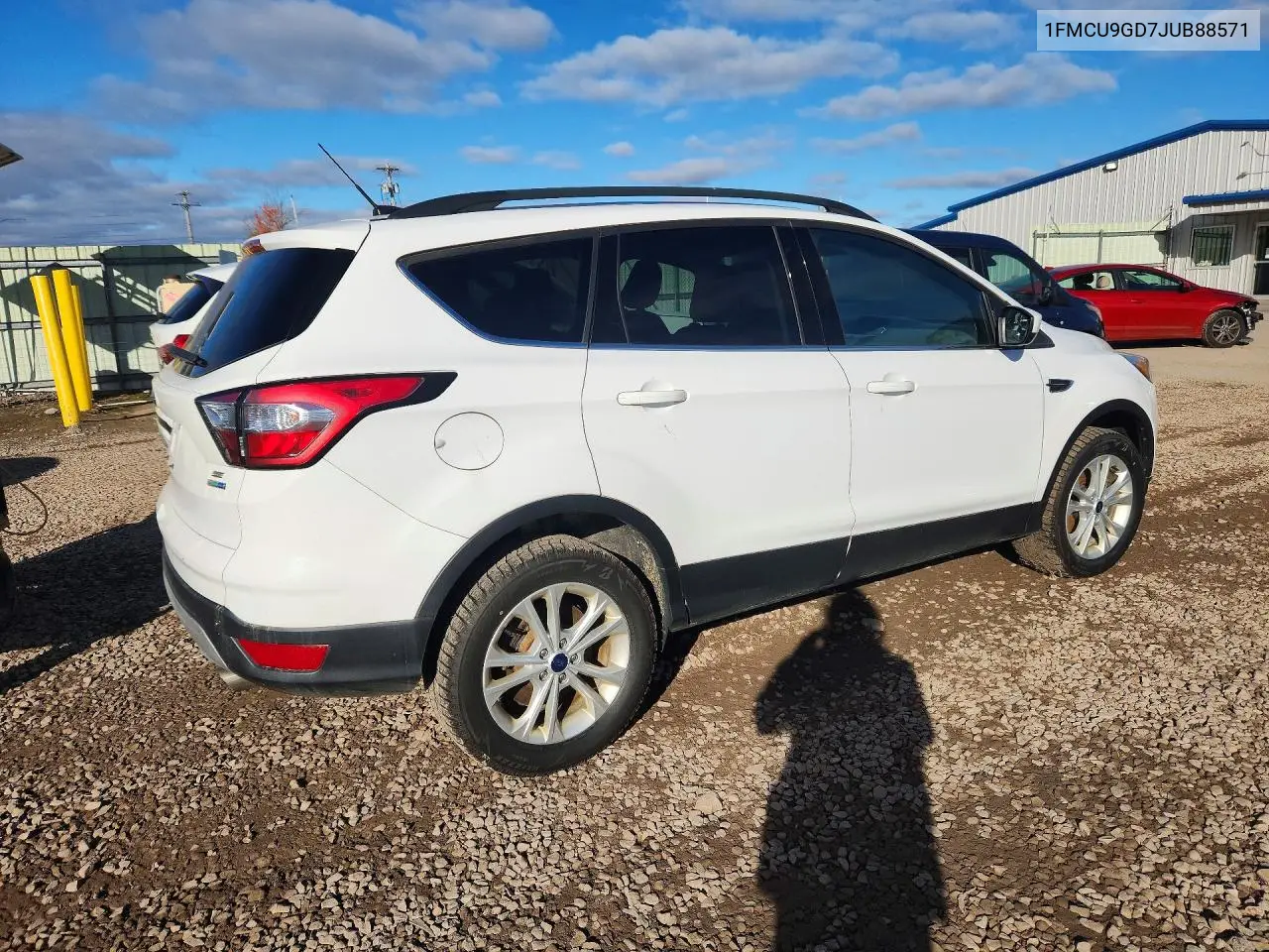 2018 FORD ESCAPE VIN 1FMCU9GD7JUB88571 — фото 3
