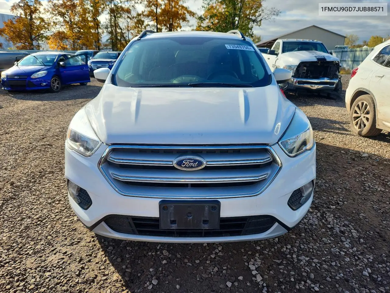 2018 FORD ESCAPE VIN 1FMCU9GD7JUB88571 — фото 5