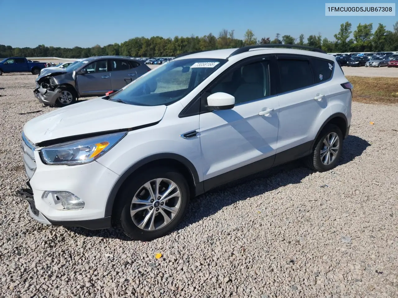 FORD ESCAPE 2018, VIN 1FMCU0GD5JUB67308