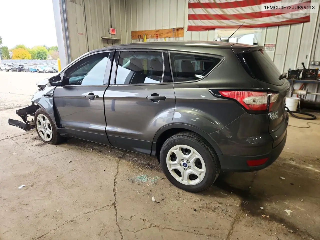 2018 FORD ESCAPE VIN 1FMCU0F72JUB99113 — фото 2