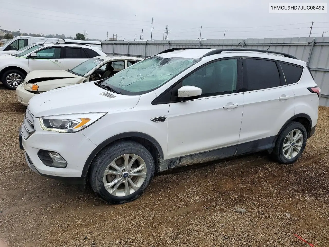 FORD ESCAPE 2018, VIN 1FMCU9HD7JUC08492