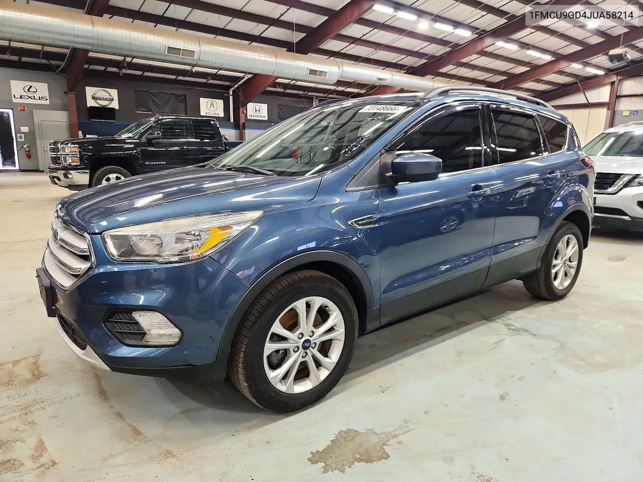 FORD ESCAPE 2018, VIN 1FMCU9GD4JUA58214