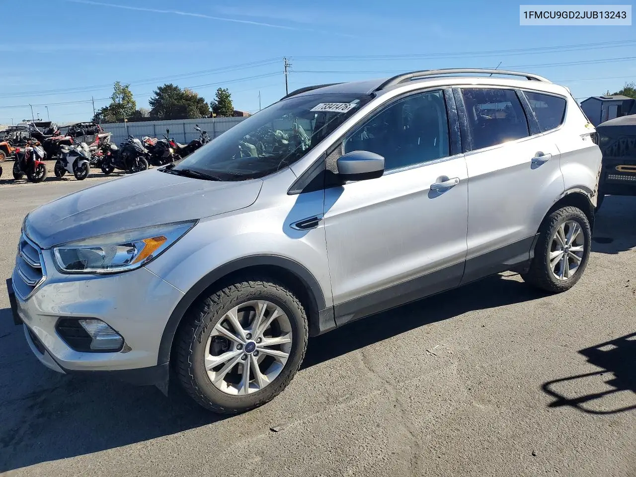 FORD ESCAPE 2018, VIN 1FMCU9GD2JUB13243