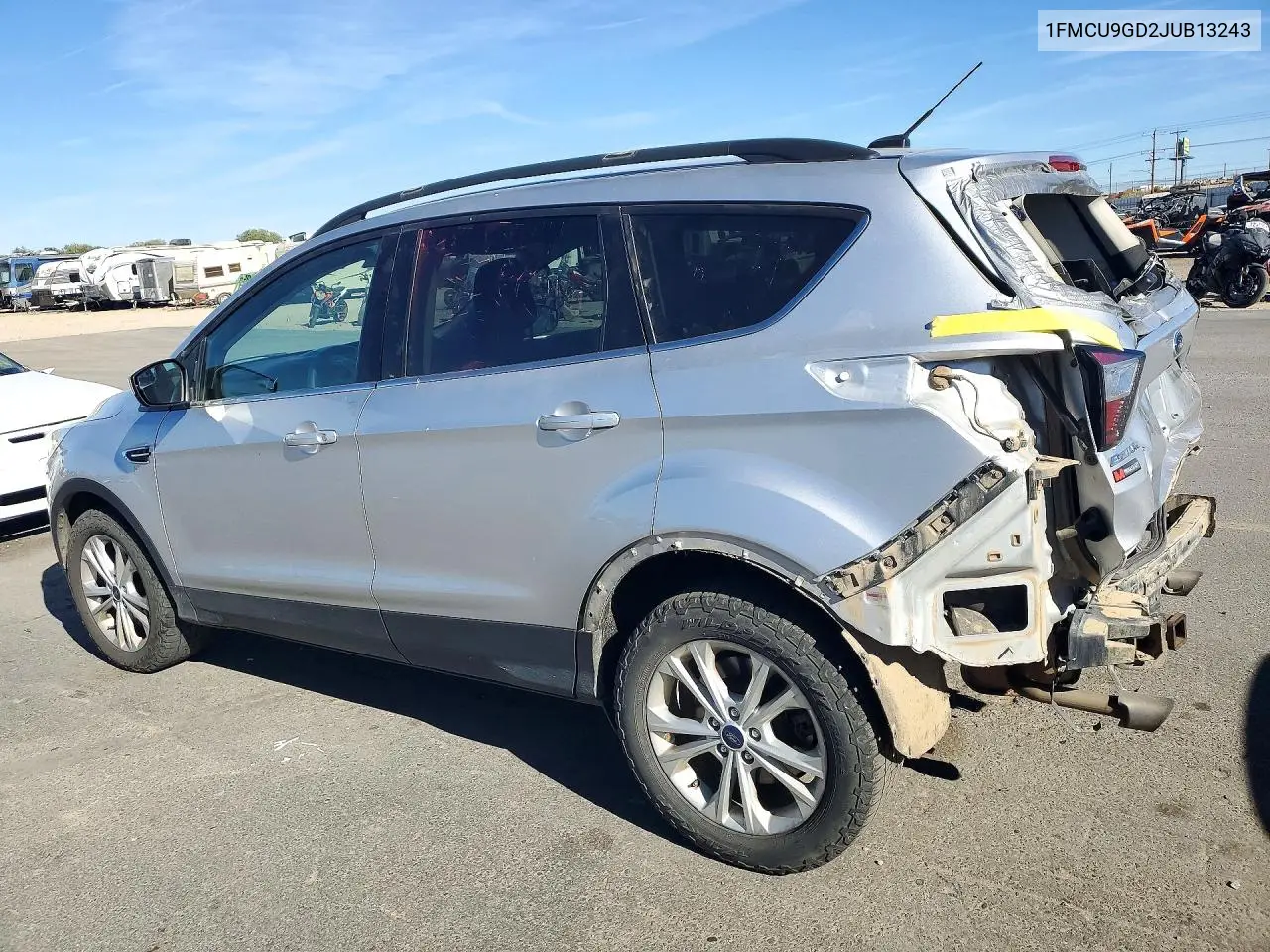 2018 FORD ESCAPE VIN 1FMCU9GD2JUB13243 — фото 2