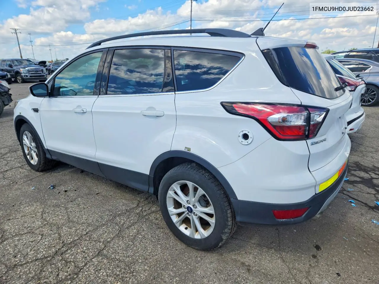2018 FORD ESCAPE VIN 1FMCU9HD0JUD23662 — фото 2