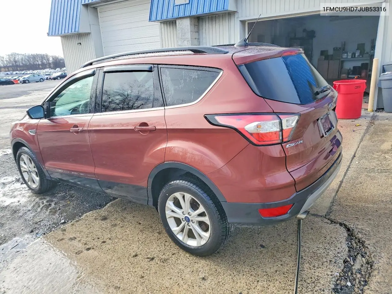 2018 FORD ESCAPE VIN 1FMCU9HD7JUB53316 — фото 2