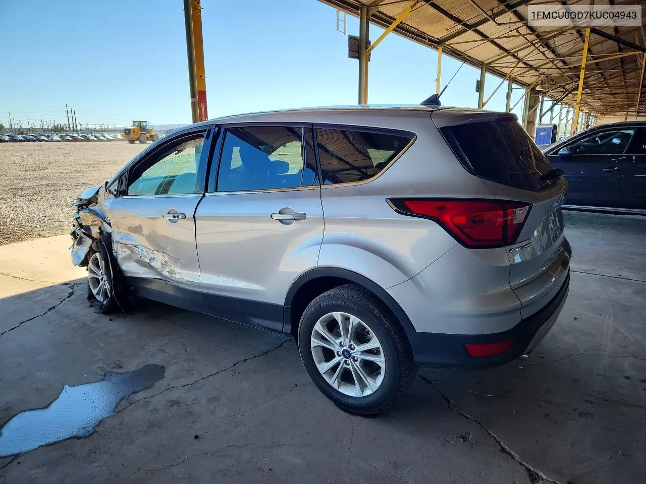 2019 FORD ESCAPE VIN 1FMCU0GD7KUC04943 — фото 2