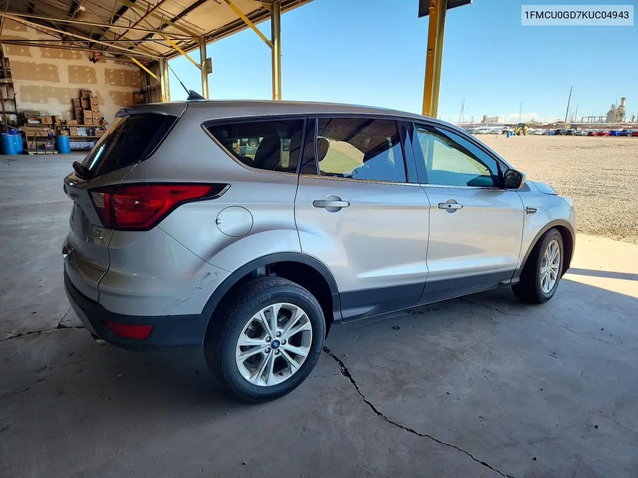 2019 FORD ESCAPE VIN 1FMCU0GD7KUC04943 — фото 3