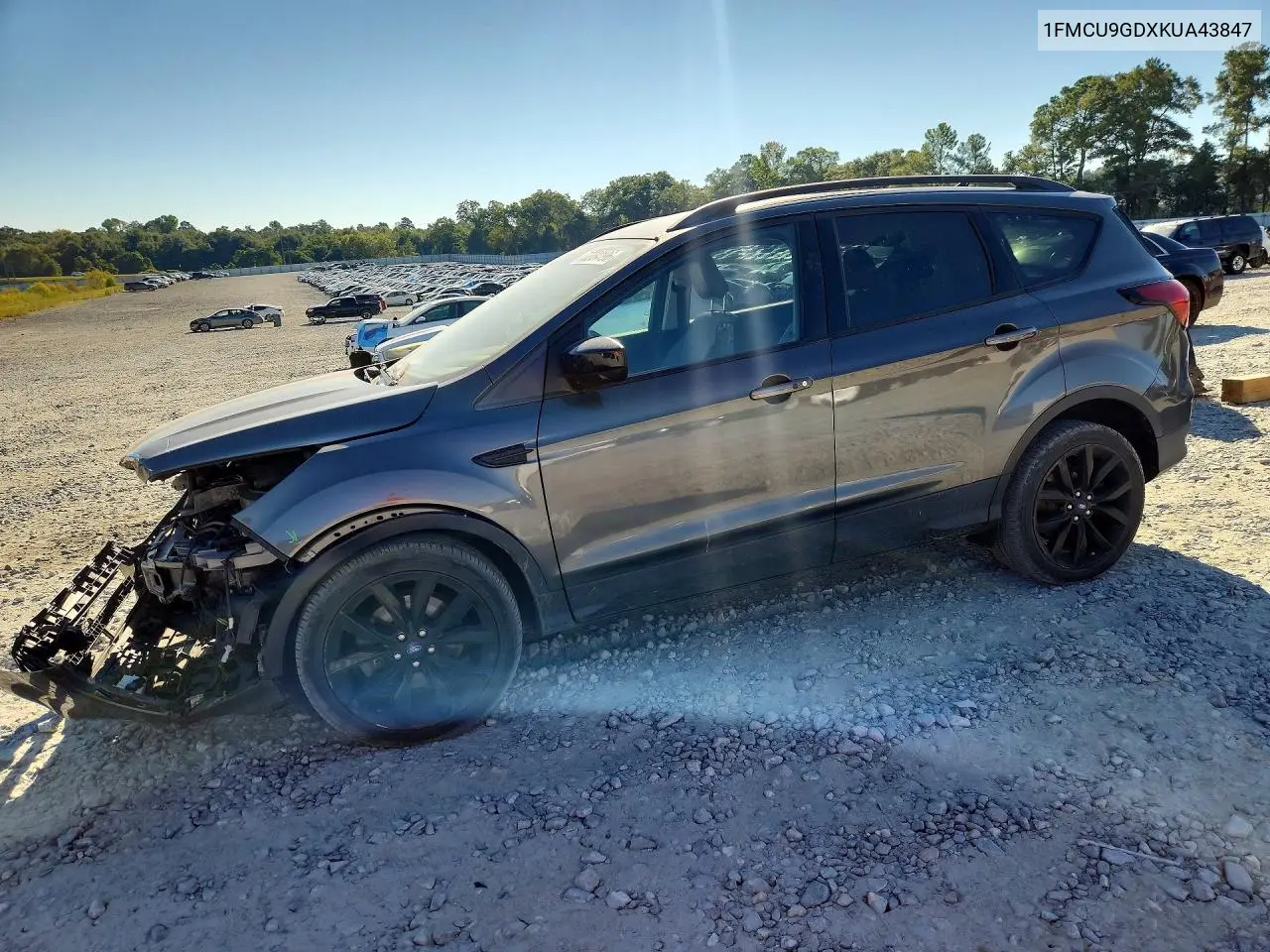 FORD ESCAPE 2019, VIN 1FMCU9GDXKUA43847