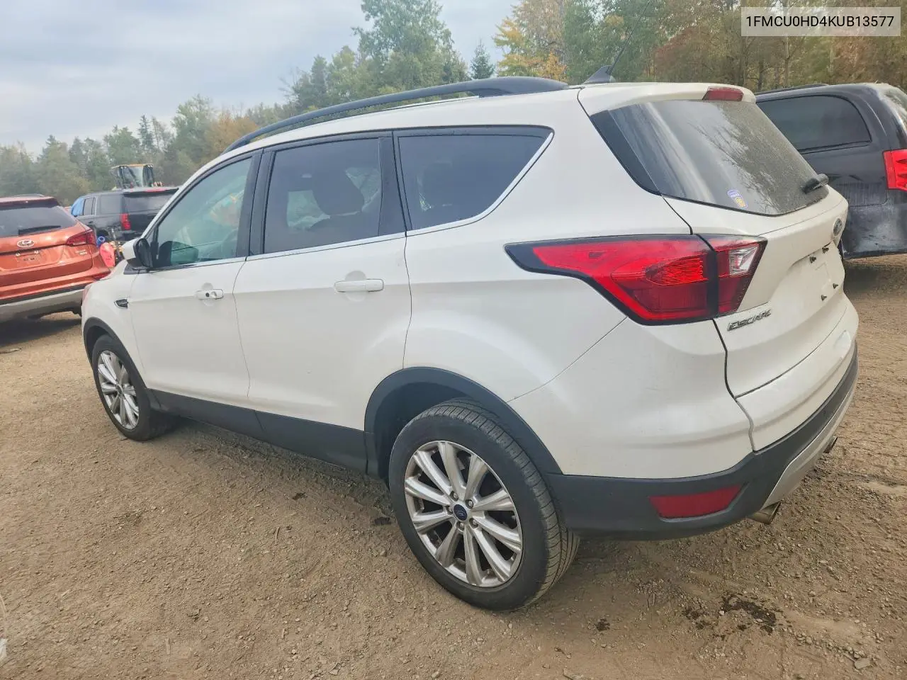 2019 FORD ESCAPE VIN 1FMCU0HD4KUB13577 — фото 2