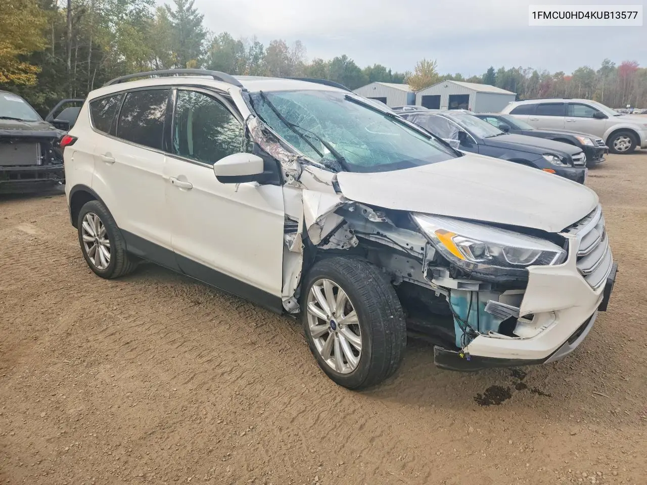 2019 FORD ESCAPE VIN 1FMCU0HD4KUB13577 — фото 4