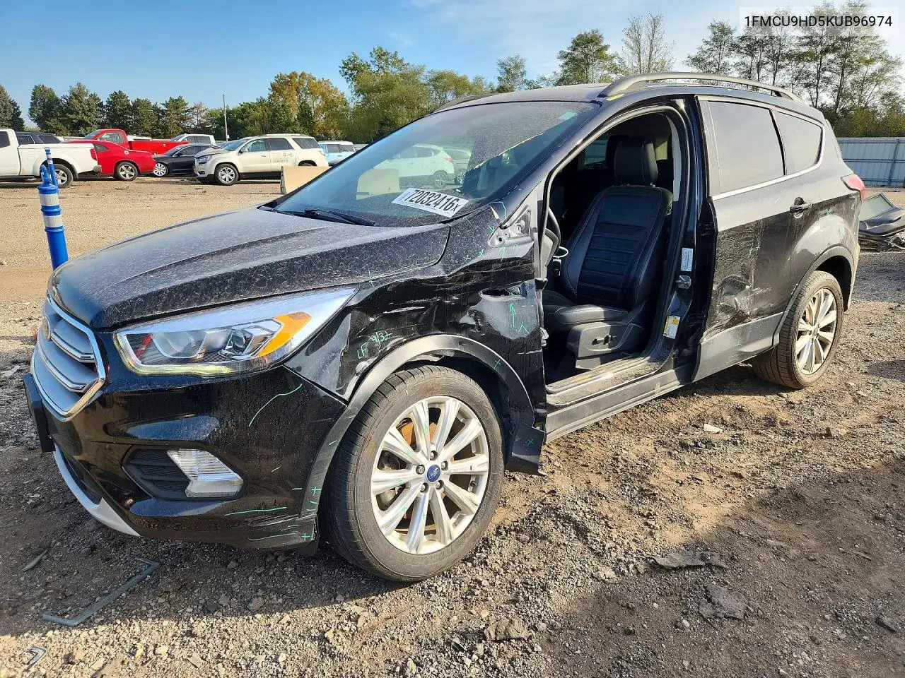 FORD ESCAPE 2019, VIN 1FMCU9HD5KUB96974