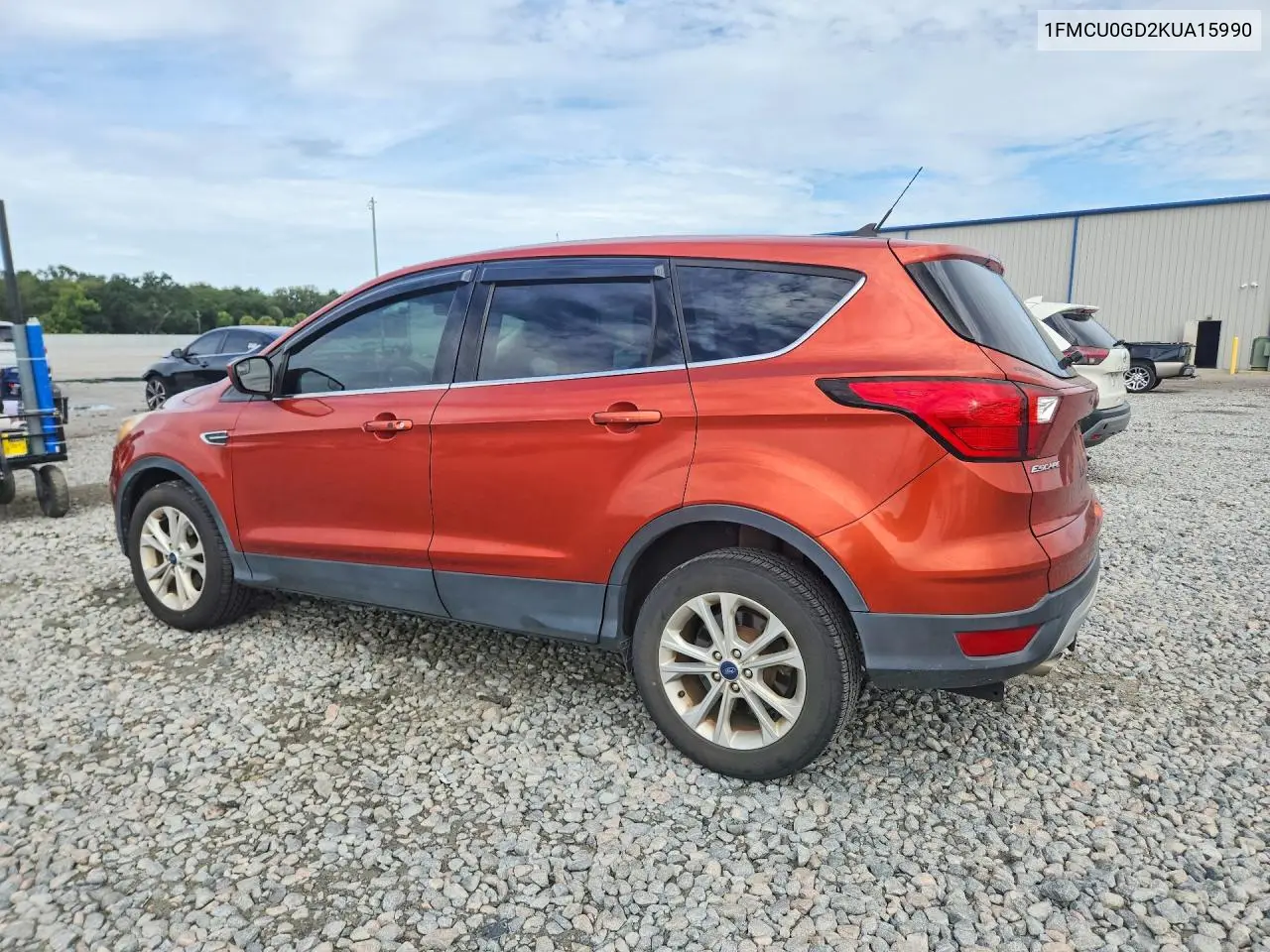 2019 FORD ESCAPE VIN 1FMCU0GD2KUA15990 — фото 2
