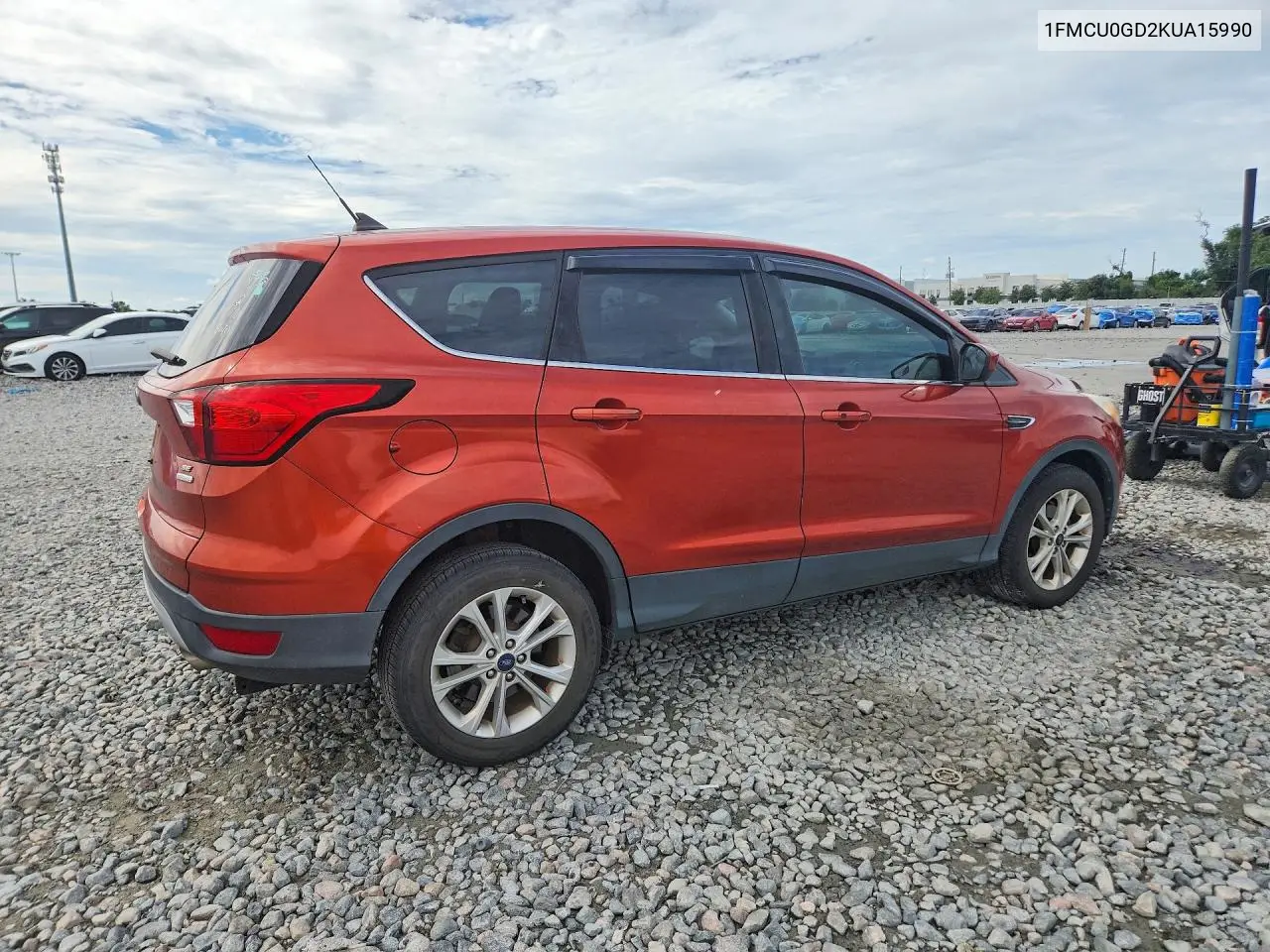 2019 FORD ESCAPE VIN 1FMCU0GD2KUA15990 — фото 3