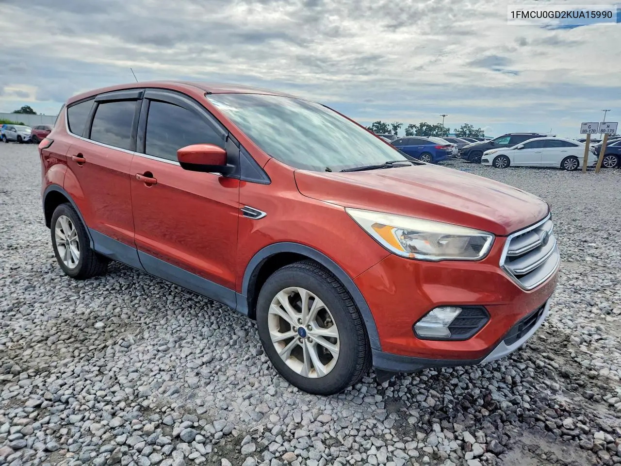 2019 FORD ESCAPE VIN 1FMCU0GD2KUA15990 — фото 4