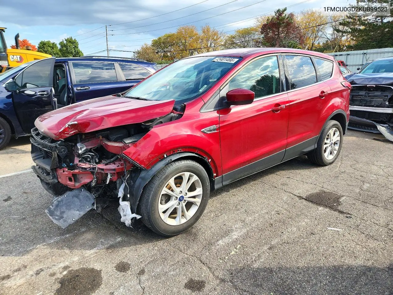 FORD ESCAPE 2019, VIN 1FMCU0GD2KUB99523