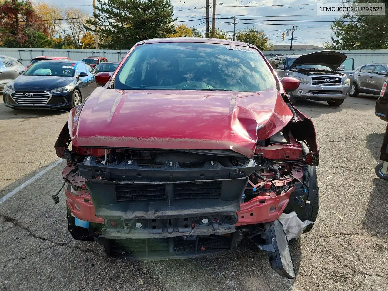 2019 FORD ESCAPE VIN 1FMCU0GD2KUB99523 — фото 5